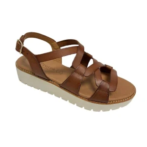 Eva  frutos nu pieds sandales 3280 marron