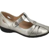 Geo reino ballerines incise argent