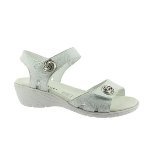 Geo reino nu pieds sandales wena argent