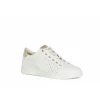 Geox baskets d151bb blanc or