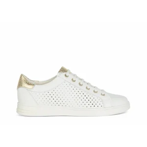 Geox baskets d151bb blanc or
