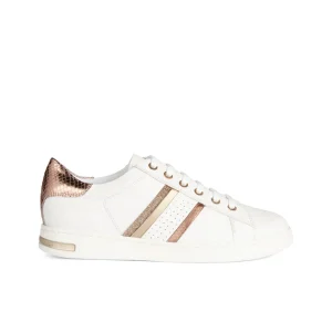 Geox baskets d351bb blanc rose