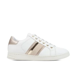 Geox baskets d361be blanc or