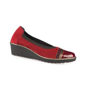 Hirica ballerines beatrix rouge