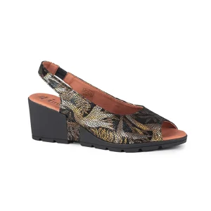 Hirica nu pieds sandales cesar or