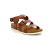 Kickers nu pieds sandales kick alana marron
