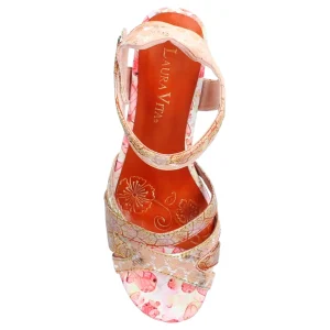 Laura vita nu pieds sandales lucieo 05 corail