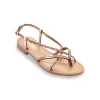 Les tropeziennes nu pieds sandales monatres marron multicouleurs