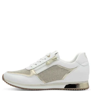 Marco tozzi baskets 23713 blanc or