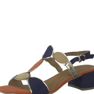 Marco tozzi nu pieds sandales 28230 20 marine multicouleurs