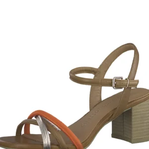 Marco tozzi nu pieds sandales 28357 20 cognac