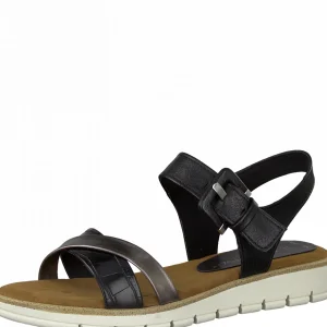 Marco tozzi nu pieds sandales 2860726 noir