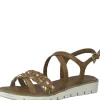 Marco tozzi nu pieds sandales 28608 20 cognac