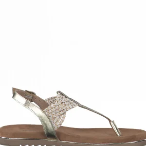 Marco tozzi nu pieds sandales 2812826 argent