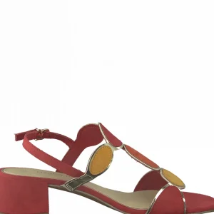 Marco tozzi nu pieds sandales 2823026 rouge