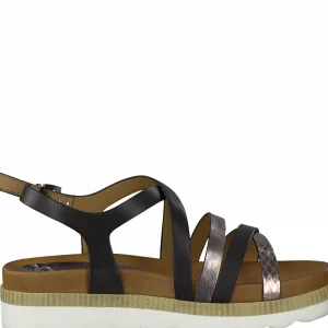 Marco tozzi nu pieds sandales 2841226 noir