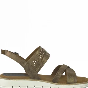 Marco tozzi nu pieds sandales 2860026 marron