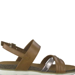 Marco tozzi nu pieds sandales 28410 20 cognac