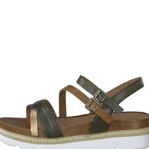 Marco tozzi nu pieds sandales 28415 20 kaki