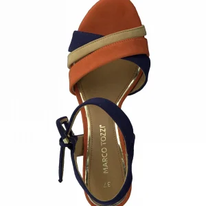 Marco tozzi nu pieds sandales 28323 marine