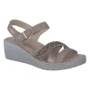 Mephisto nu pieds sandales pietra taupe