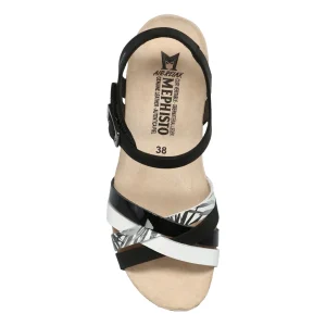 Mephisto nu pieds sandales lanny noir