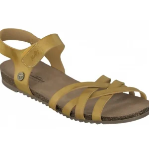 Mustang nu pieds sandales 1307801 jaune