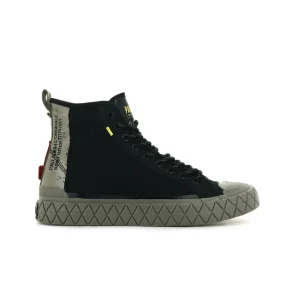 Palladium chaussures a lacets ace sply mid noir
