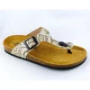 Plakton nu pieds sandales bolero or