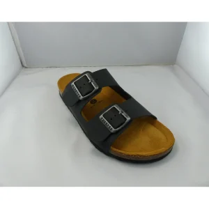 Plakton nu pieds sandales beta noir