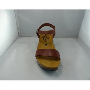 Plakton nu pieds sandales so kiss marron