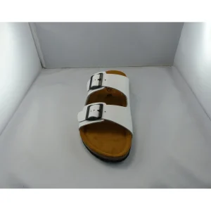 Plakton nu pieds sandales beta blanc