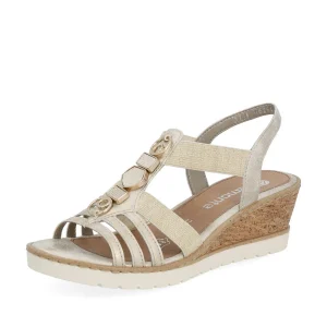 Remonte nu pieds sandales r6264 or
