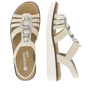 Remonte nu pieds sandales d2073 beige