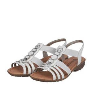 Remonte nu pieds sandales r3654 80 blanc