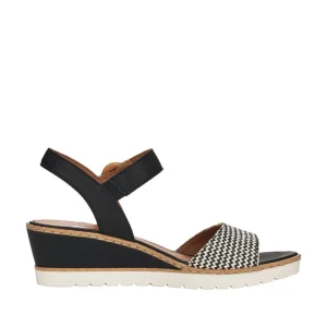 Remonte nu pieds sandales r6258 noir