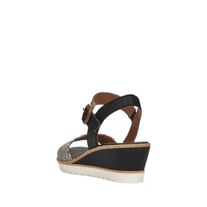 Remonte nu pieds sandales r6258 noir