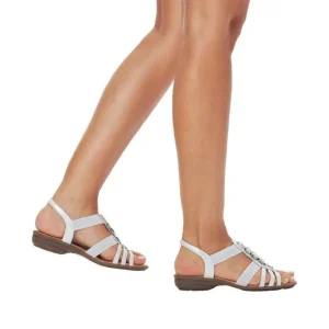 Remonte nu pieds sandales r3654 80 blanc
