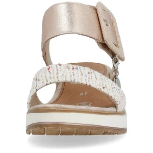 Remonte nu pieds sandales d6453 beige or
