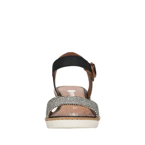 Remonte nu pieds sandales r6258 noir