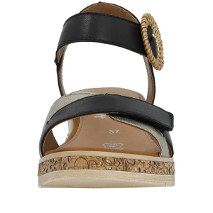 Remonte nu pieds sandales d3067 noir multicouleurs