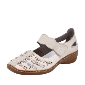 Rieker ballerines 41369 beige