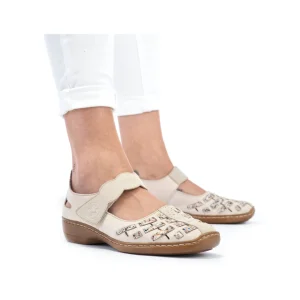 Rieker ballerines 41369 beige
