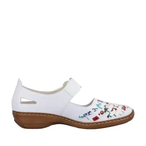 Rieker ballerines 41369 blanc