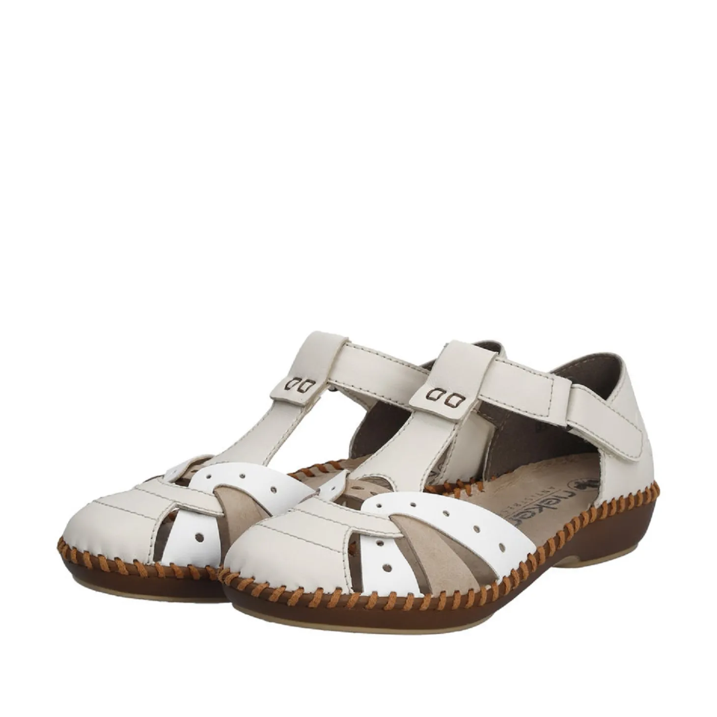rieker_ballerines_m_blanc_3.webp Rieker ballerines m1655 blanc beige