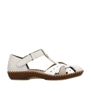 Rieker ballerines m1655 blanc beige