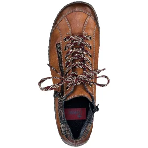 Rieker chaussures a lacets l7516 24 marron