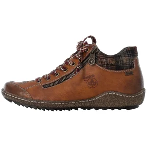 Rieker chaussures a lacets l7516 24 marron