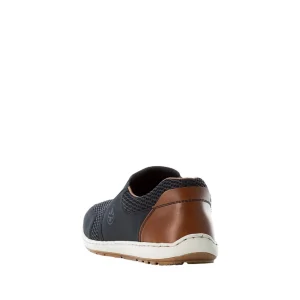Rieker mocassins derbies 08869 marine
