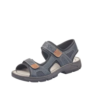 Rieker nu pieds et sandales 26156 bleu